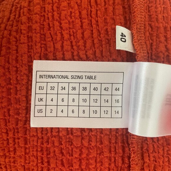 Essentiel Antwerp Crinkle Crepe Wide Leg Pants Summer Spring Sz 10 - Picture 14 of 14